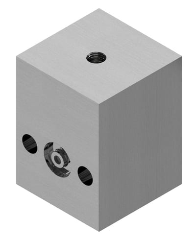 Danfoss MBV 5000 test-valve adapter, 1/8-27 NPT inlet, 0.106 kg