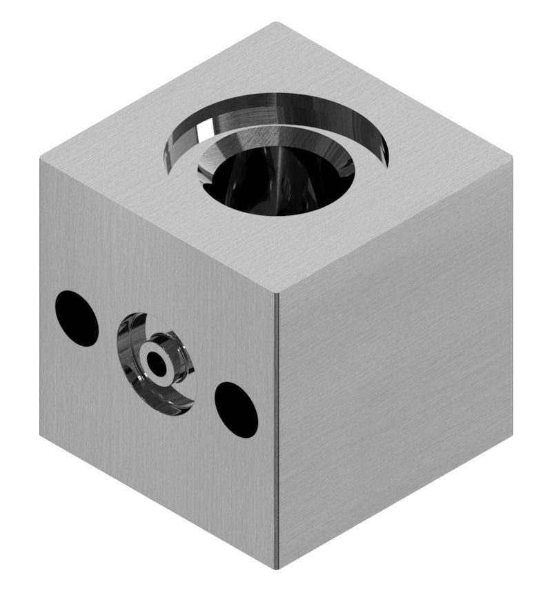 Danfoss MBV 5000 test-valve adapter, G1/4 inlet, 0.06 kg