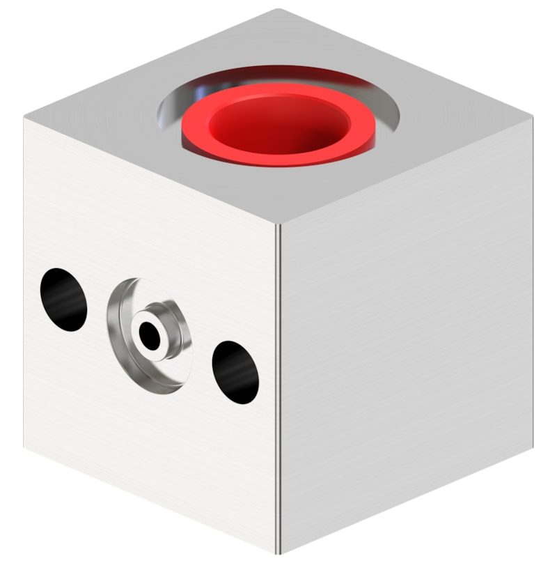 Danfoss MBV 5000 test-valve adapter, G1/4 inlet, 0.184 kg