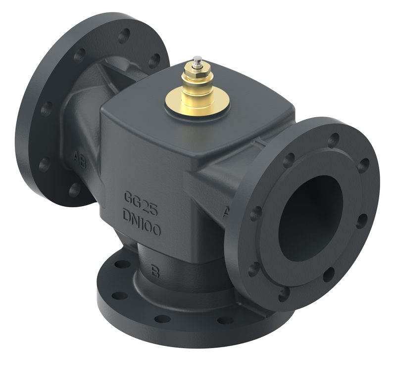Danfoss VF 3 PN 16 3-Way Seated Flanged Mixing Valve DN 100, Kvs 145 (065B1685)