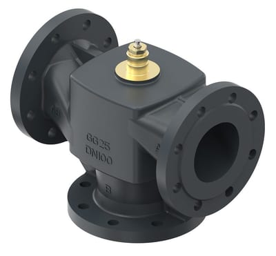 Danfoss VF 3 PN 16 3-Way Seated Flanged Mixing Valve DN 100, Kvs 145