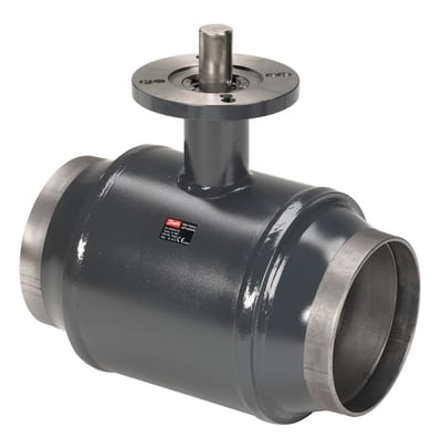 Danfoss JIP-WW ball valve DN 65 PN 25 — full bore, gear flange