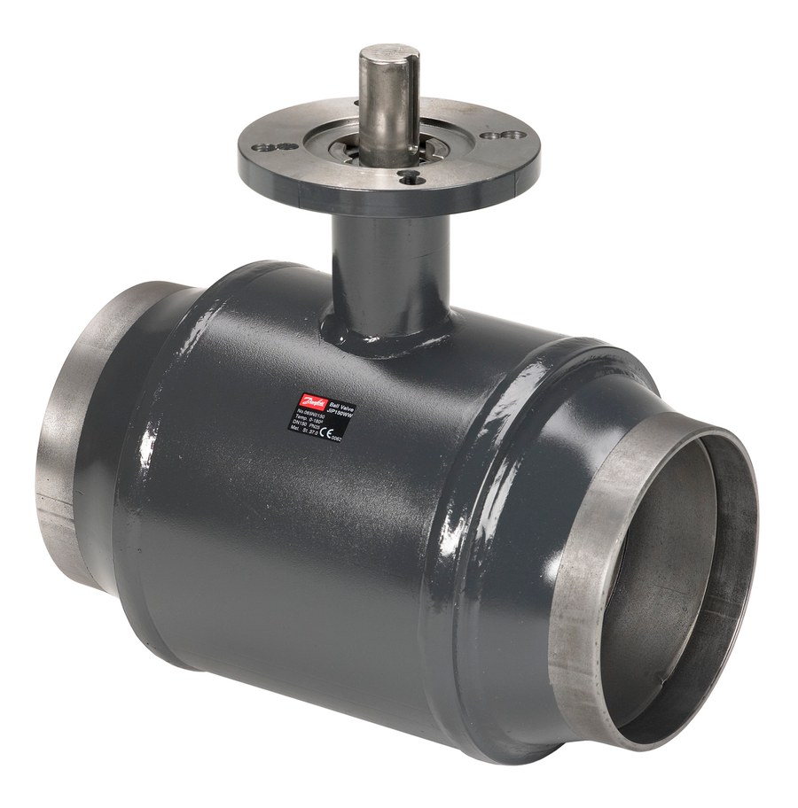 Danfoss JIP-WW ball valve DN 200 PN 25 — full bore, gear flange (065N1157)