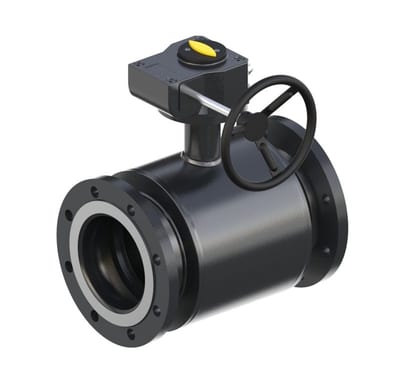 Danfoss JIP-FF ball valve DN 150 PN 16 — full bore, worm gear