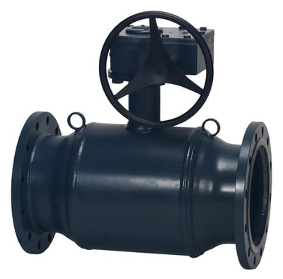 Danfoss JIP-FF ball valve DN 300 PN 16 — full bore, worm gear