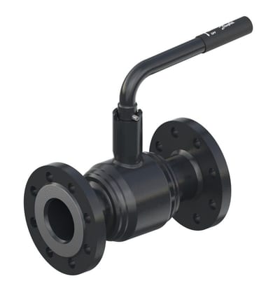 Danfoss JIP-FF ball valve DN 80 PN 25 — full bore, handle