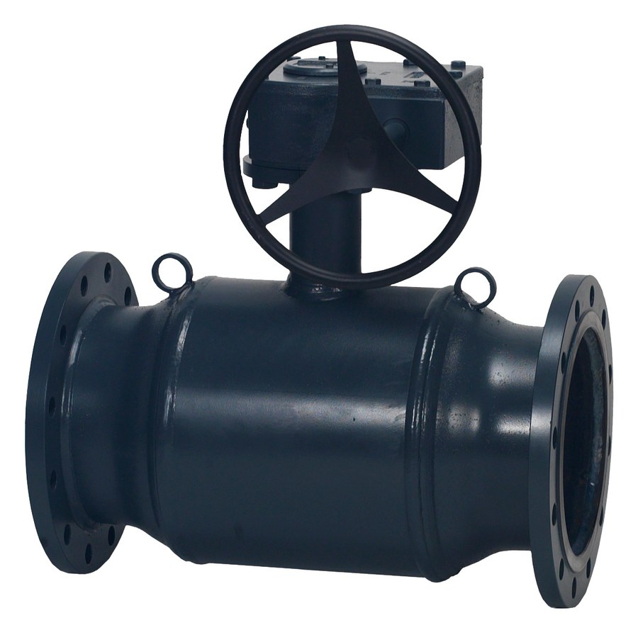 Danfoss JIP-FF ball valve DN 400 PN 25 — full bore, worm gear (065N1376)