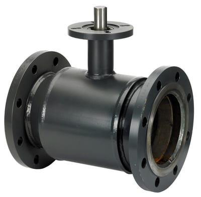 Danfoss JIP-FF ball valve DN 400 PN 25 — full bore, gear flange