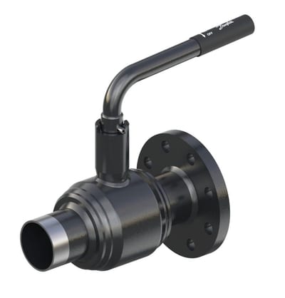 Danfoss JIP-FW ball valve DN 65 PN 25 — full bore, handle