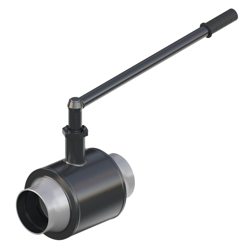 Danfoss JIP-WW ball valve DN 100 PN 25 — full bore, handle (065N1740)