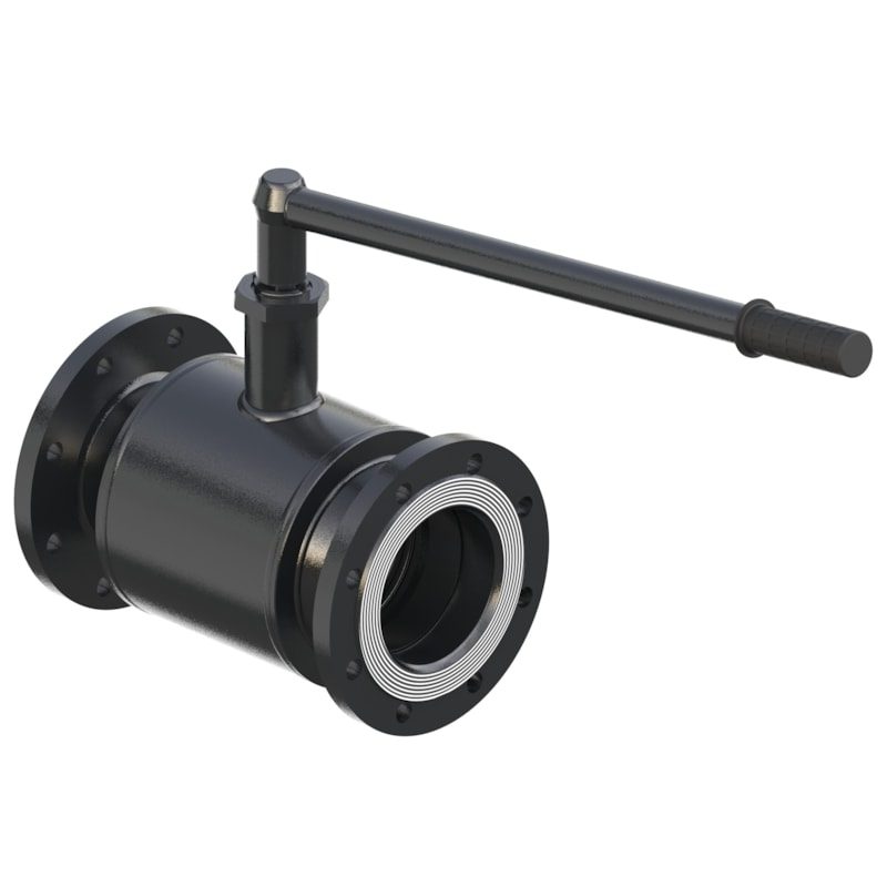 Danfoss JIP-FF ball valve DN 100 PN 25 — full bore, handle (065N1940)