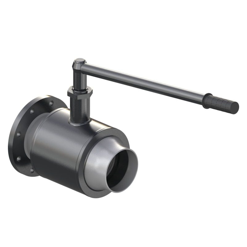 Danfoss JIP-FW ball valve DN 100 PN 16 — full bore, handle (065N1955)