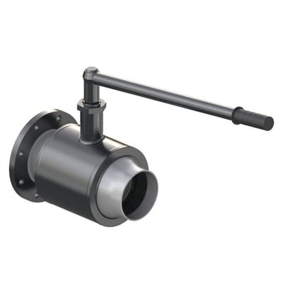 Danfoss JIP-FW ball valve DN 100 PN 16 — full bore, handle