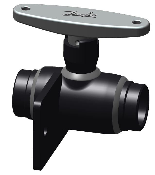 Danfoss JIP-II ball valve DN 20 PN 40 — reduced bore (065N2210)