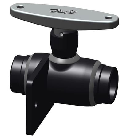 Danfoss JIP-II ball valve DN 20 PN 40 — reduced bore (065N2210)