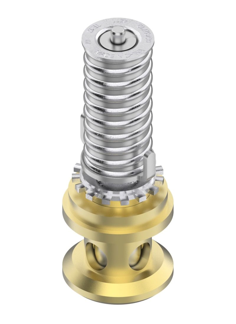 Danfoss orifice assembly no. 07 for TE 12 thermostatic expansion valve, rated 81 kW / 23 TR R404A (Range N) (code 067B2710)