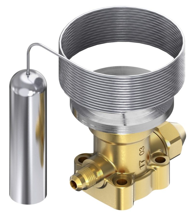 Danfoss power element for PHT (PHTX) thermostatic expansion valve, R22/R407C, externally equalized, 3000 mm capillary (code 067B3303)