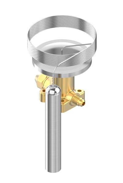 Danfoss power element for TE 20 thermostatic expansion valve, R404A/R507A, externally equalized, evaporating -40 to +10 °C (code 067B3352)