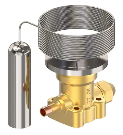 Danfoss power element for TE 5 thermostatic expansion valve, R404A/R507A, externally equalized, MOP 45 (at -10 °C), evaporating -40 to -15 °C