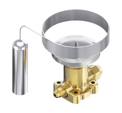 Danfoss power element for TE 12 thermostatic expansion valve, R407F/R407A, externally equalized, 3000 mm capillary, -40 to -5 °C