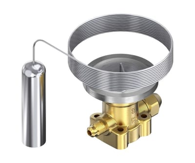 Danfoss power element for TE 5 thermostatic expansion valve, R448A/R449A, externally equalized, 3000 mm capillary, -60 to -25 °C