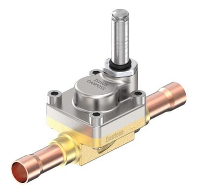 Danfoss AKV 15-1 electric expansion valve, 3/4 in ODF solder, orifice 5.6 mm, 25 kW R22, 46 bar MWP