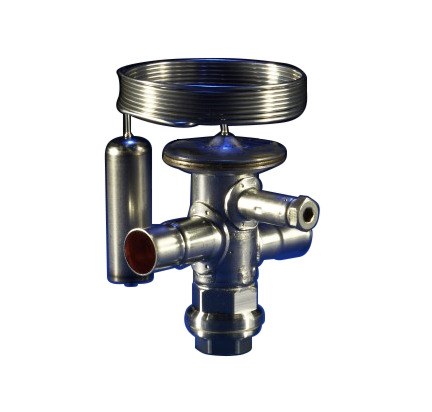 Danfoss TUA thermostatic expansion valve, R404A/R507A, 1/4 in x 1/2 in solder ODF