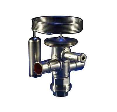 Danfoss TUA thermostatic expansion valve, R404A/R507A, 1/4 in x 1/2 in solder ODF