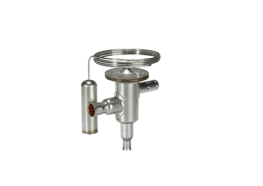 Danfoss TUC thermostatic expansion valve, R404A/R507A, 1/4 in x 3/8 in solder ODF