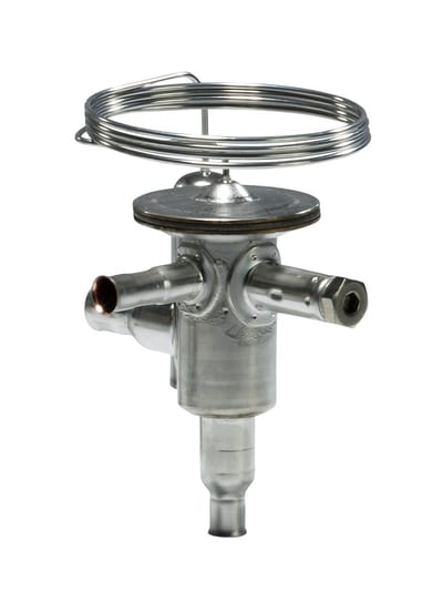 Danfoss TUH hot gas bypass regulator, R410A, 3/8 in x 1/2 in solder ODF