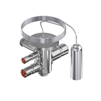 Danfoss TUBE thermostatic expansion valve, R410A, 3/8 in x 1/2 in solder ODF
