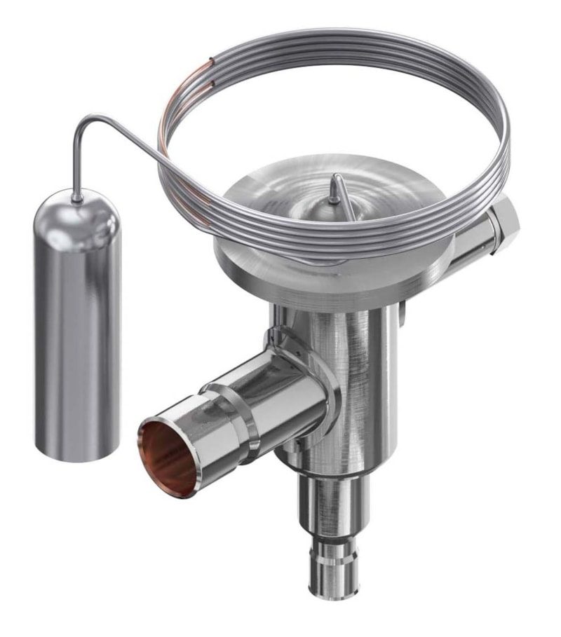 Danfoss TUB thermostatic expansion valve, R290, 1/4 in x 1/2 in solder ODF