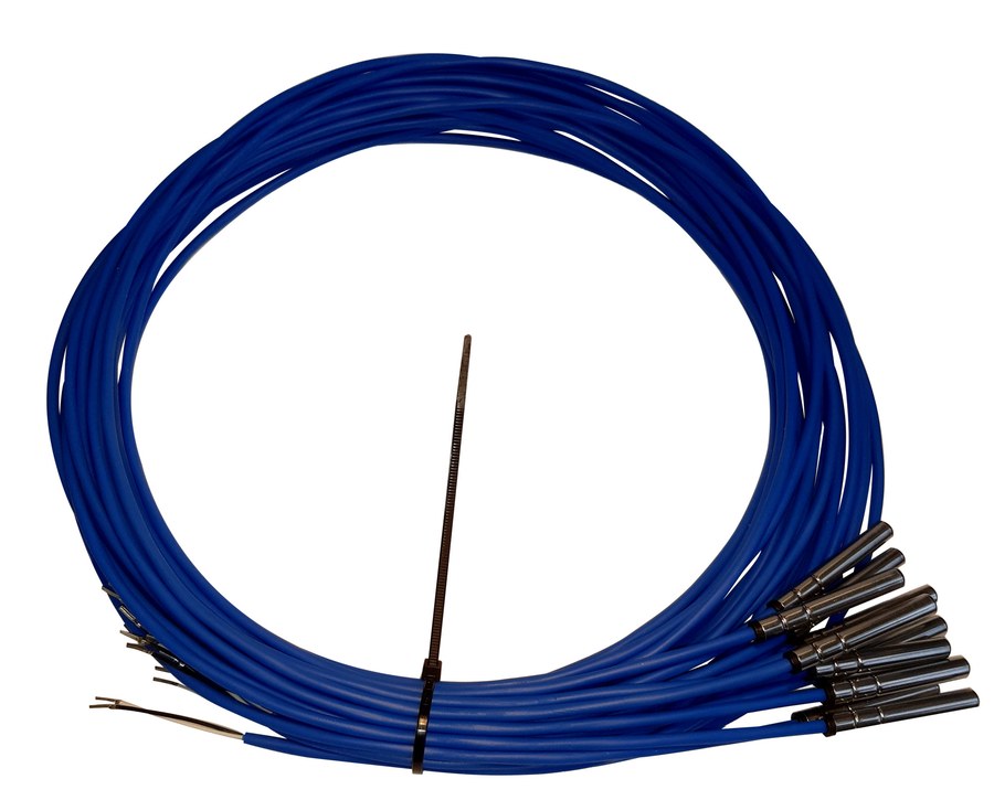 Danfoss ACCPBT PT1000 temperature probe, IP68, 6X40 mm, 1.5 m