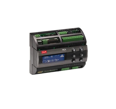 Danfoss MCX061V programmable controller, 6 relays, 110-230 V AC, LCD