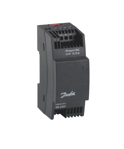 Danfoss AK-PS 075 power supply, 100-240 V AC to 24 V DC 0.75 A