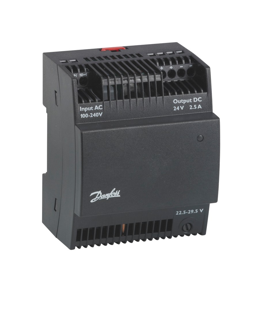 Danfoss AK-PS 250 power supply, 100-240 V AC to 24 V DC 2.5 A