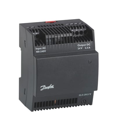 Danfoss AK-PS 250 power supply, 100-240 V AC to 24 V DC 2.5 A