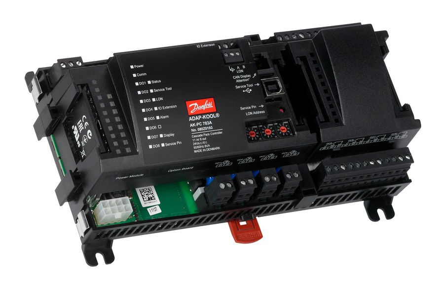 Danfoss AK-PC 783A pack controller, CO2 cascade pack