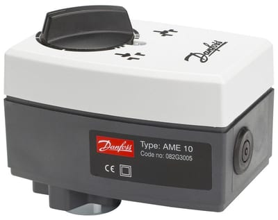 Danfoss AME 10 Electric Linear Actuator 24 V AC — 5 mm stroke, 300 N, modulating