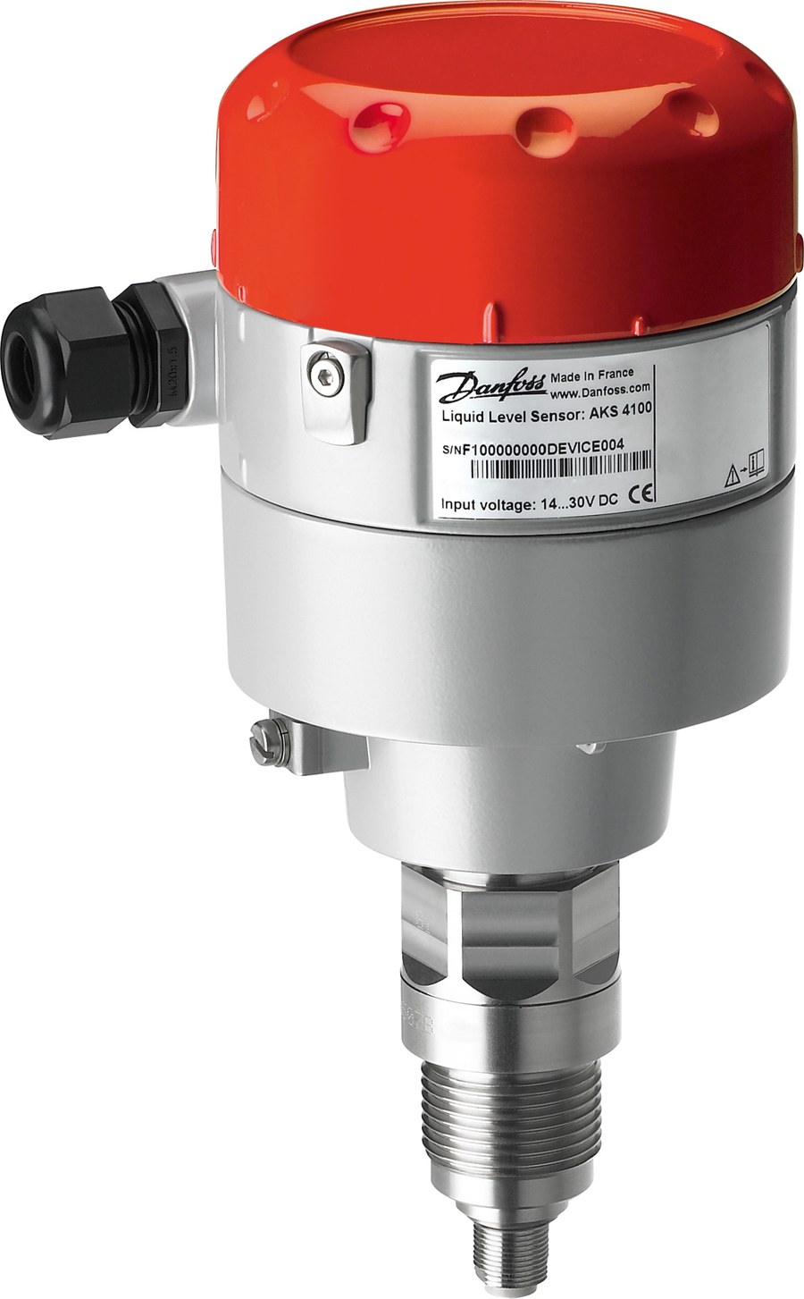 Danfoss AKS 4100/4100U Signal converter, without HMI — Signal converter w/o HMI for guided-wave liquid-level sensor (084H4541)