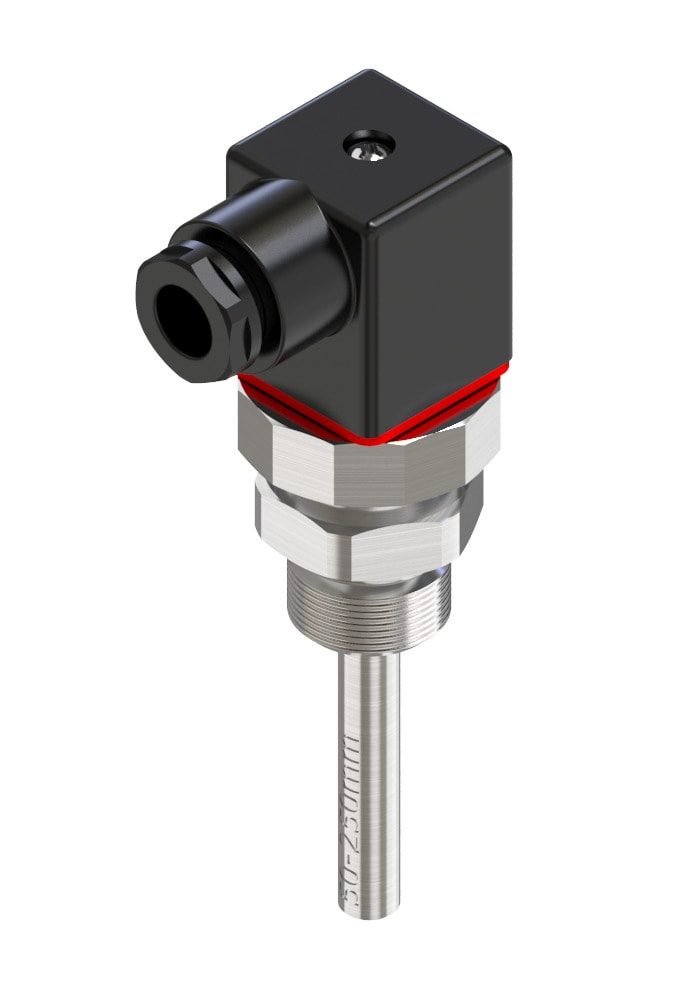 Danfoss MBT 5250 temperature sensor, Pt 1000 1000 ohm, 60 mm insertion, G 1/2 process connection (code 084Z2290)