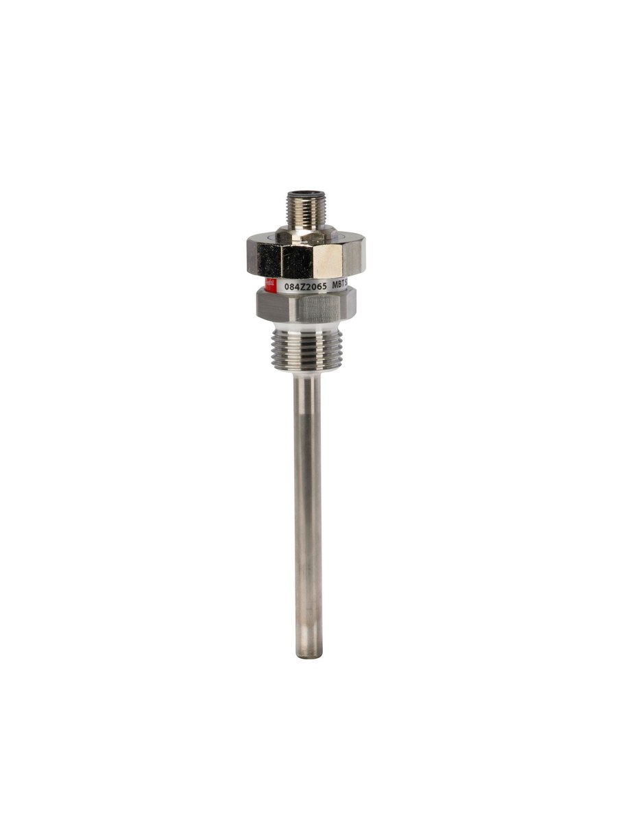 Danfoss MBT 5260 temperature sensor, Pt 1000 1000 ohm, 40 mm insertion, G 1/2, M12 4-Pin connector (code 084Z2295)
