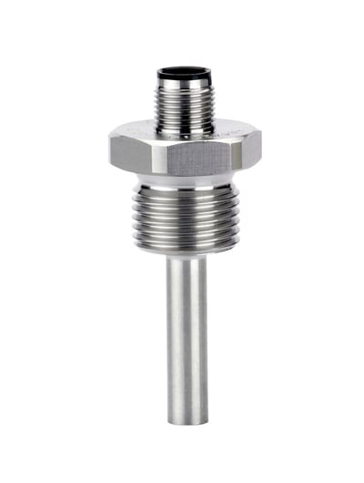 Danfoss MBT 3270 temperature sensor, Pt 100, 20 mm insertion, M 8X1.25, M12X1 4-Pin