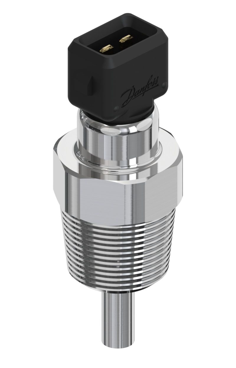Danfoss MBT 3270 temperature sensor, NTC thermistor, 3000 ohm, 30 mm, NPTF 1/2-14 process connection (code 084Z2360)