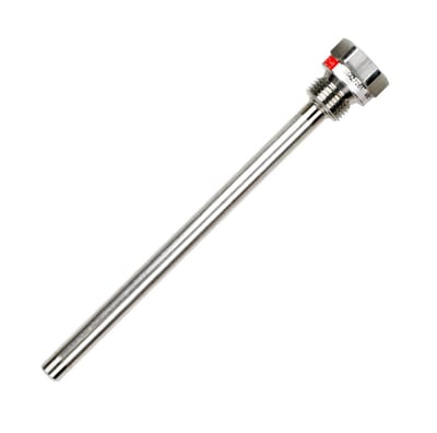 Danfoss MBT 120 sensor pocket (thermowell), 200 mm insertion, G 1/2 connection, AISI 316 Ti (code 084Z2442)