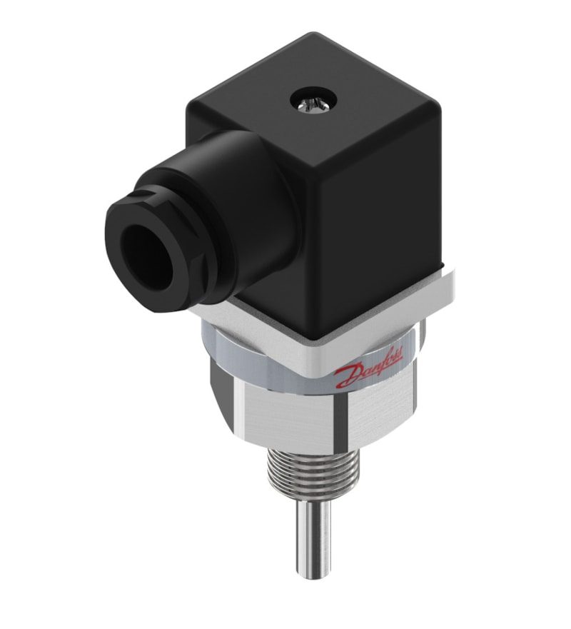Danfoss MBT 3270 temperature sensor, Pt 100, 30 mm insertion, G 1/4 process connection (code 084Z2443)