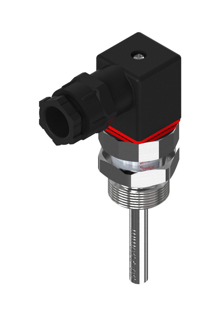 Danfoss MBT 5250 temperature sensor, Pt 100, 50 mm insertion, M 14X1.5 process connection (code 084Z2461)