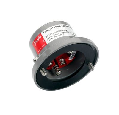 Danfoss MBT 9110 temperature transmitter, Pt 100 input, 4-20 mA output, 0 to +160 C range