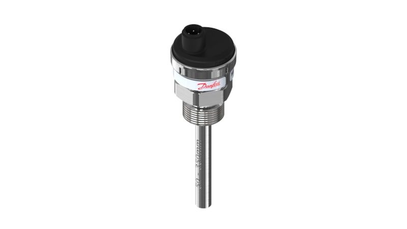 Danfoss MBT 3560 temperature transmitter, Pt 1000 with built-in voltage 0.5-4.5 V transmitter, 70 mm insertion, G 1/2 process connection (code 084Z4050)