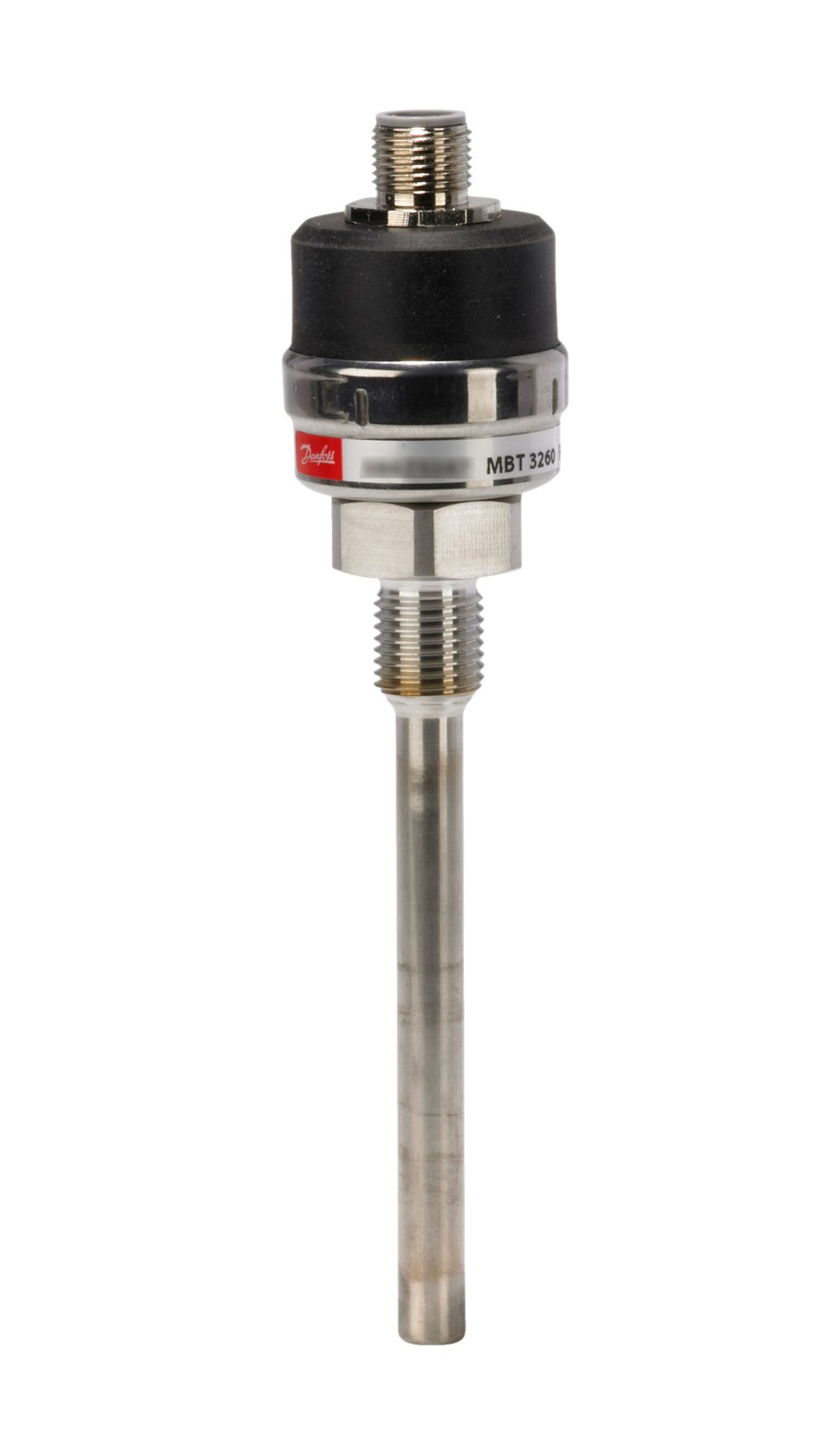 Danfoss MBT 3560 temperature transmitter, Pt 1000 with built-in 0.25-4.75 V DC transmitter, 40 mm insertion, G 1/4 process connection (code 084Z4121)